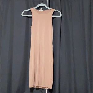 Tan nude dress